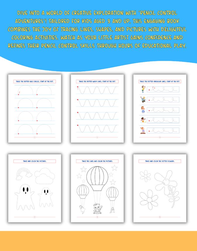 PENCIL TRACING ACTIVITY BOOK