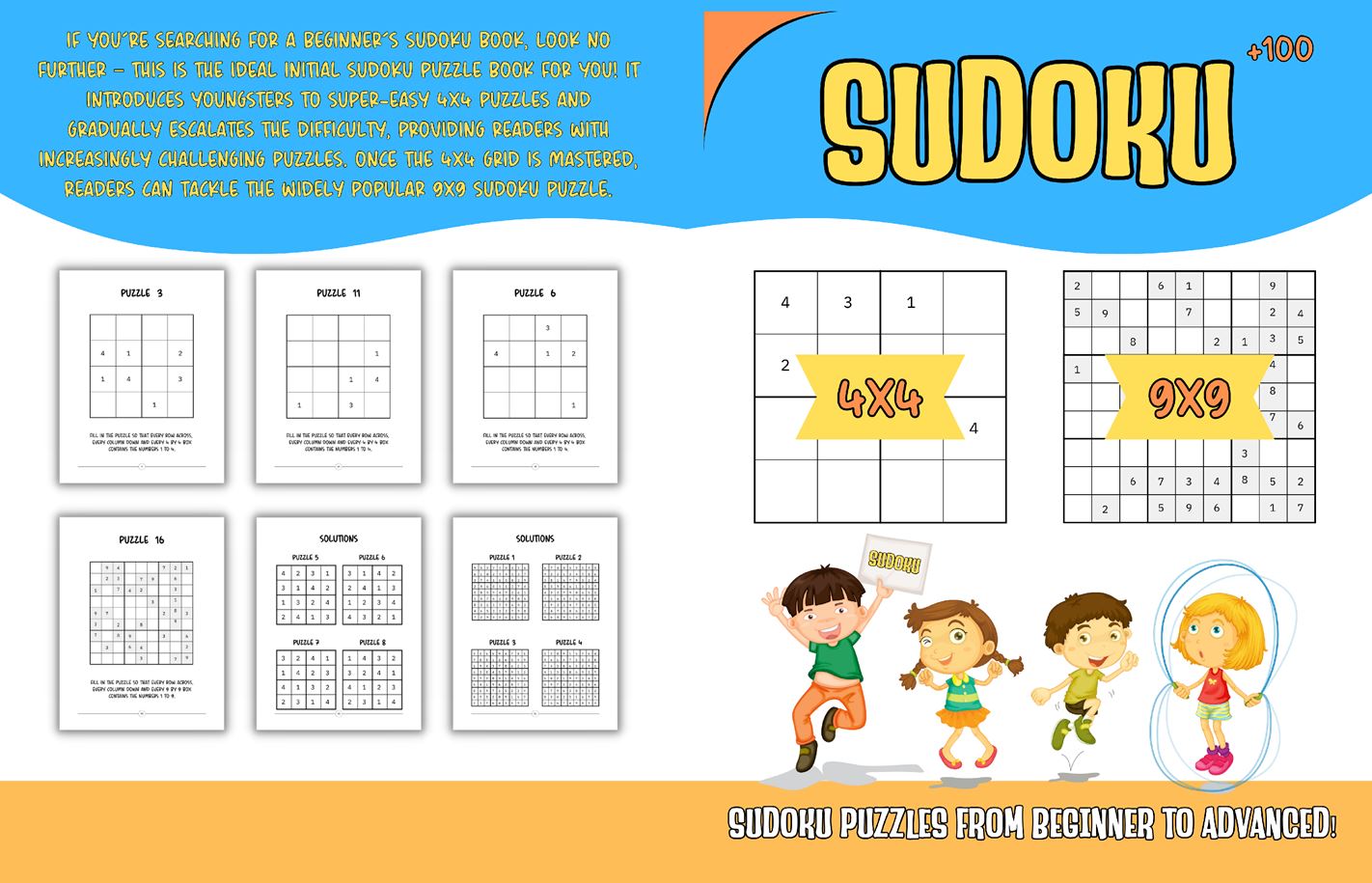 SUDOKU FOR KIDS ACTIVITY BOOK