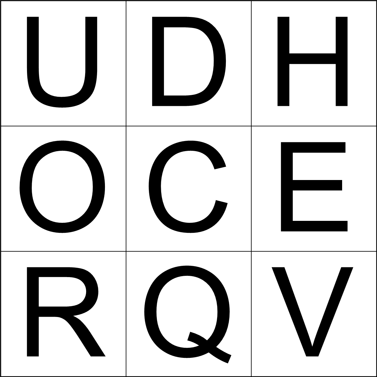 Alphabet Bingo Template Set