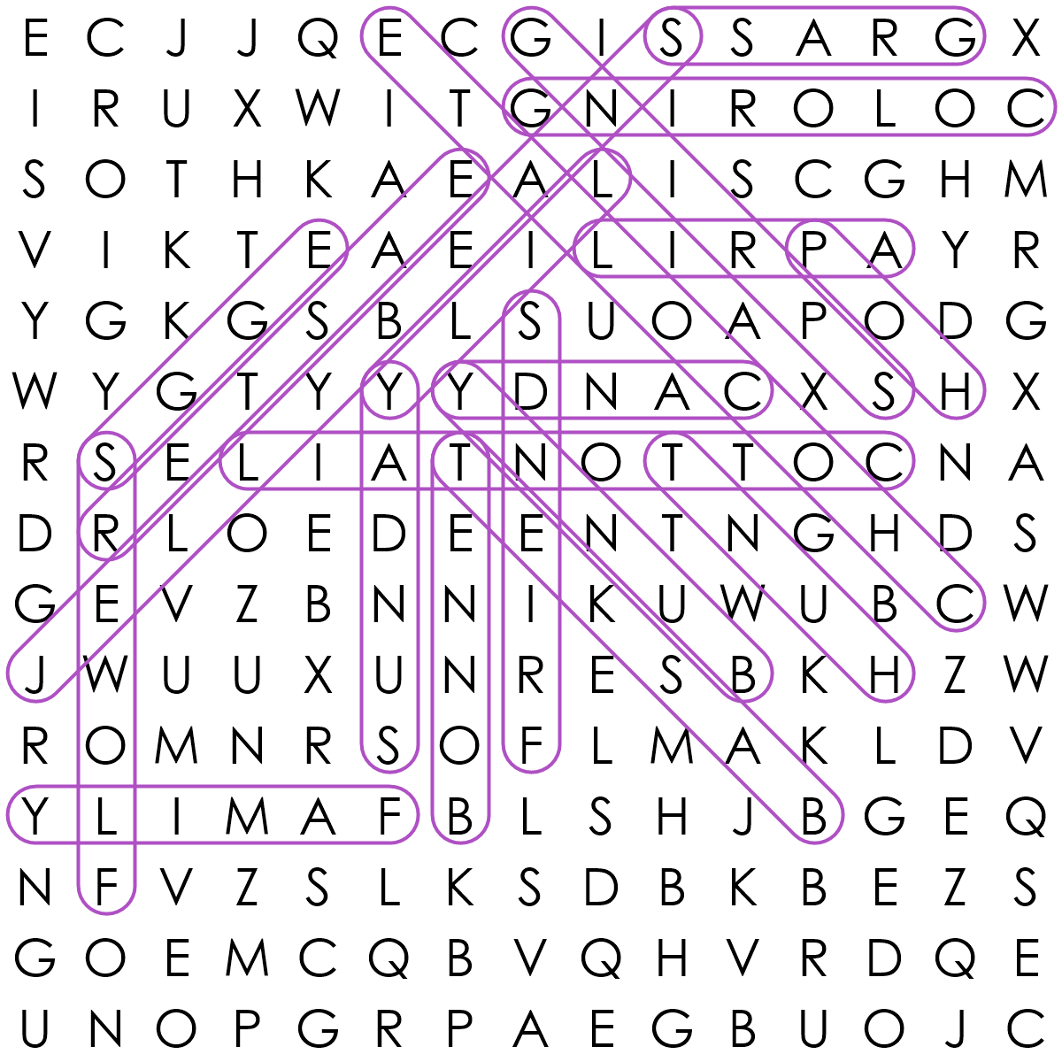 EASTER WORD SEARCH TEMPLATE
