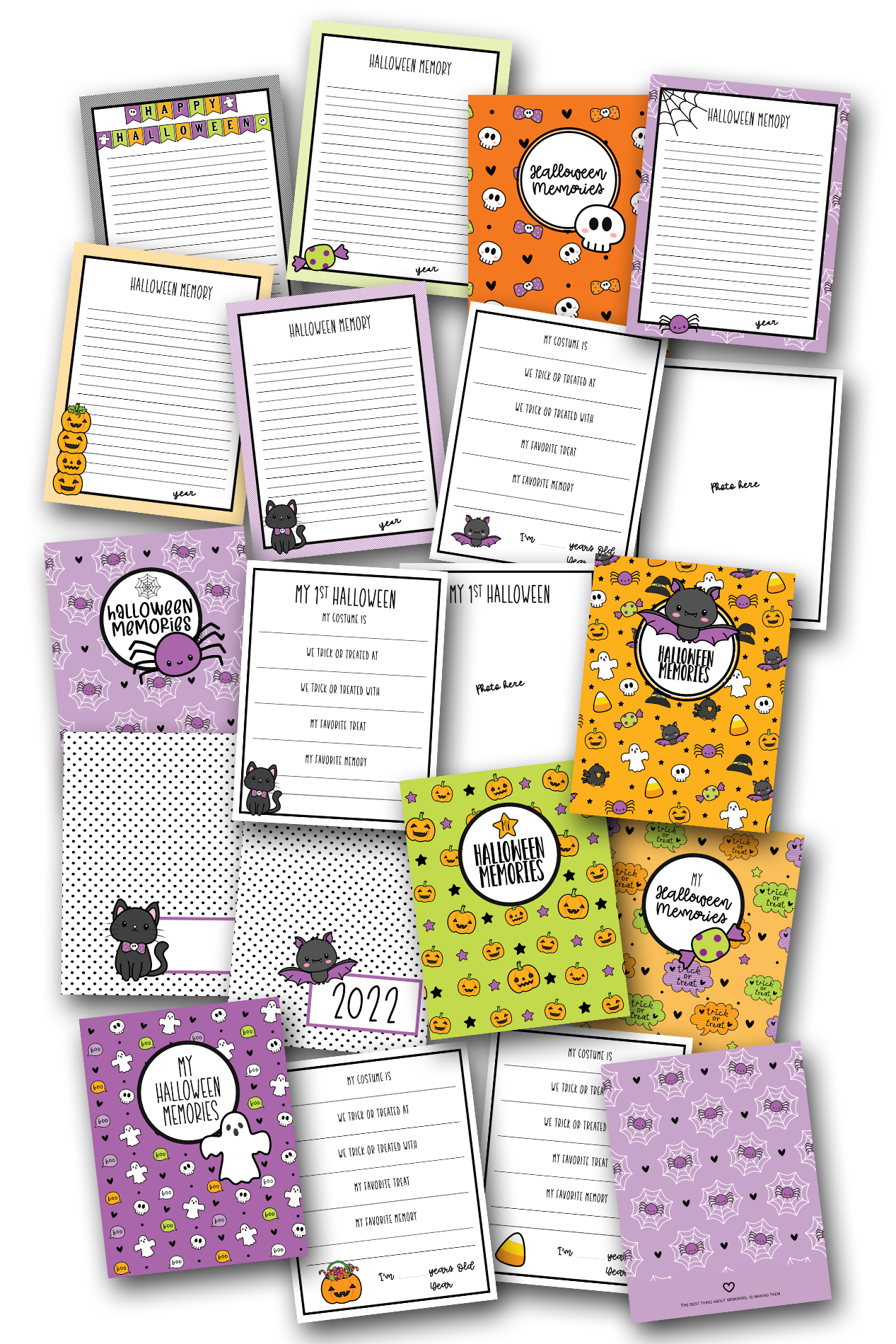 Simply Love PLR My Halloween Memories Journal and Photo Keepsake