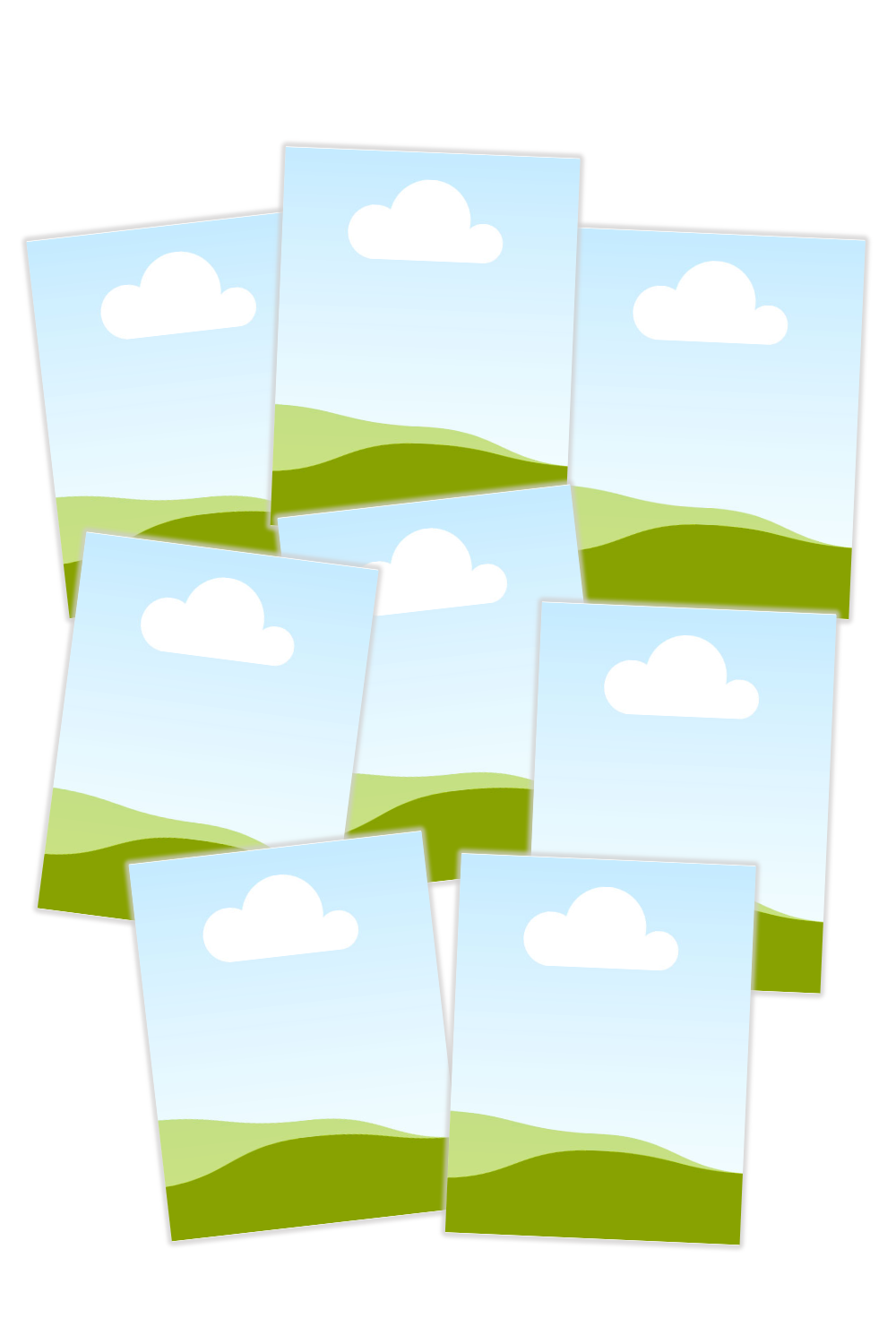 SImply Love PLR Mockup Templates with Shadow 1