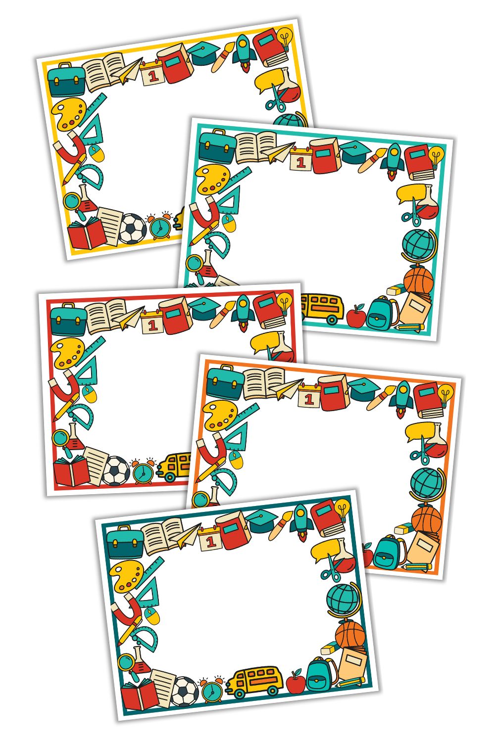 Back-To-School Themed Frames