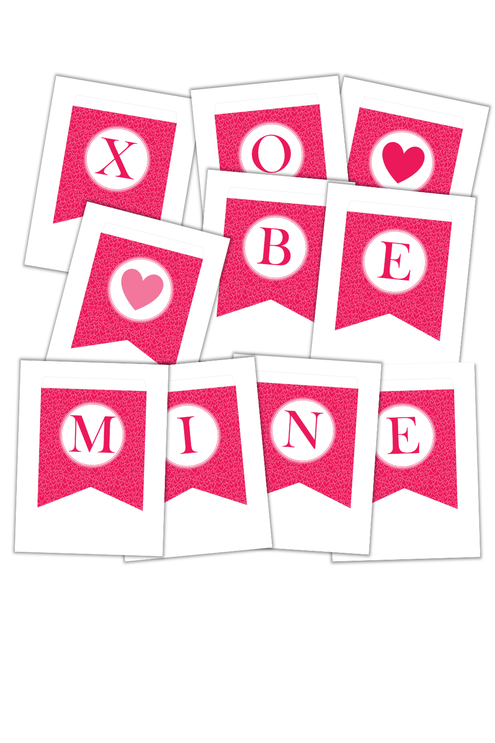 Simply Love PLR Happy Valentine's Day Banner Red