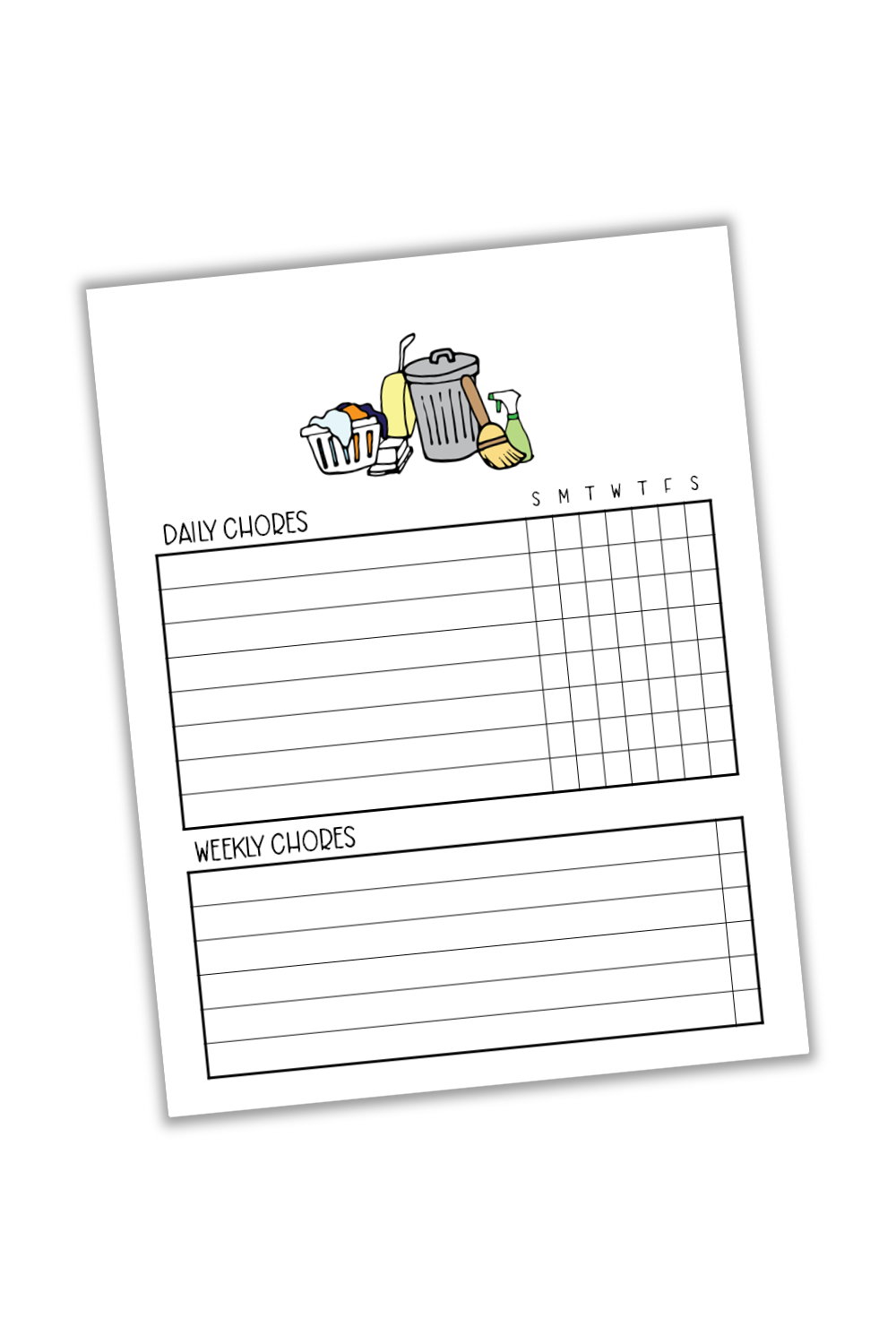 Chore Chart Template