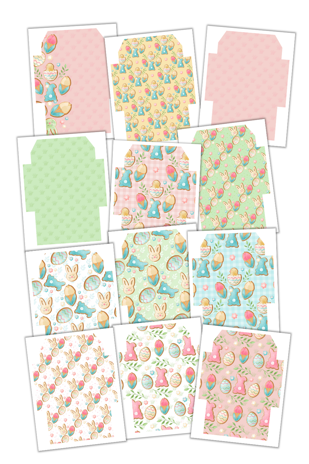 Pastel Spring & Easter Envelopes