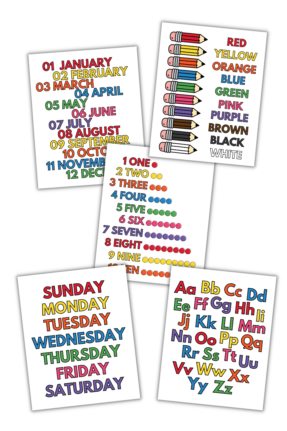 Simply Love PLR Educational Visual Aid Posters