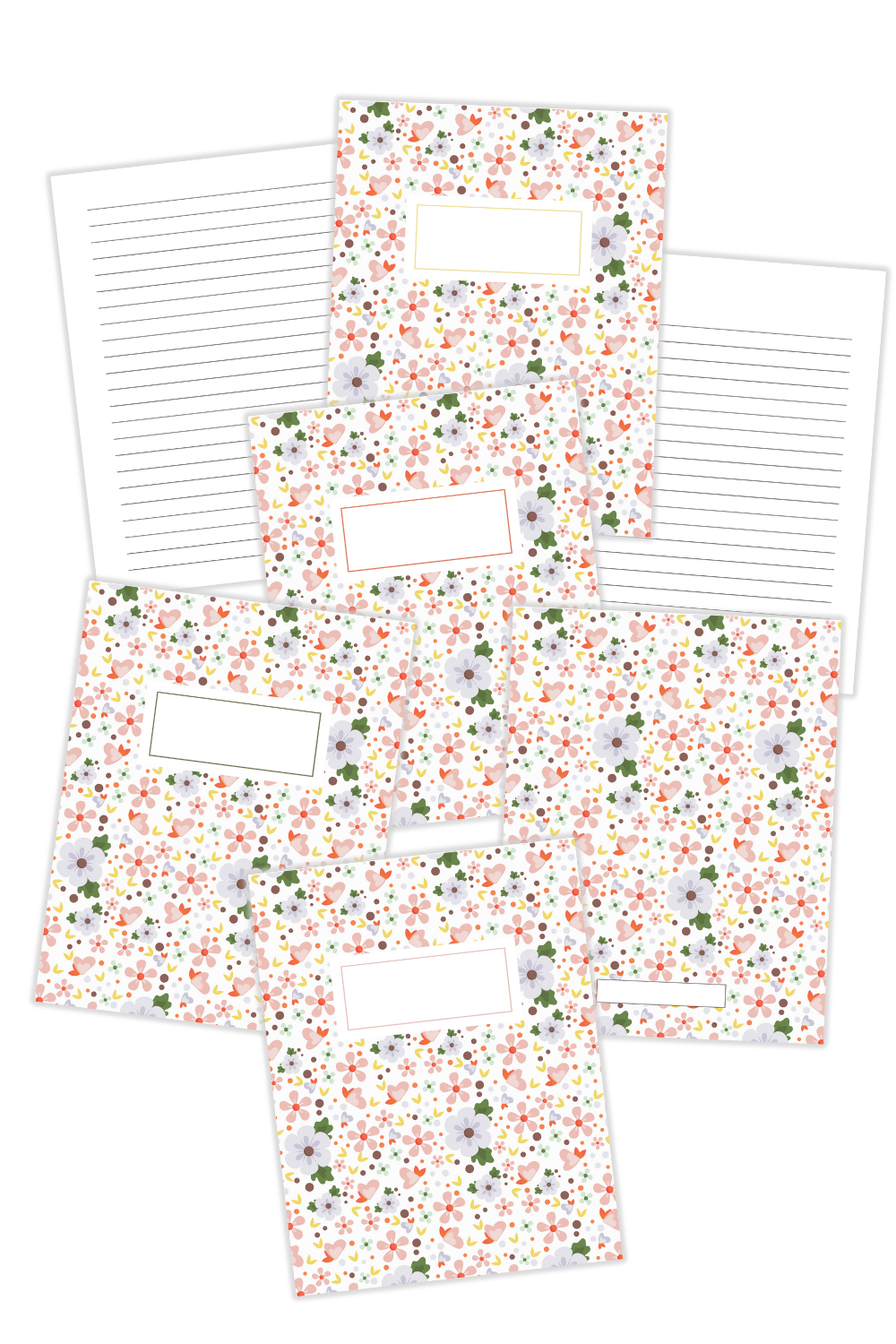 Simply Love PLR Flower White Book Covers