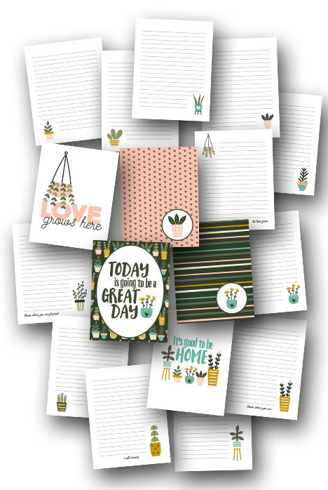 PLANT-THEMED NOTEBOOK