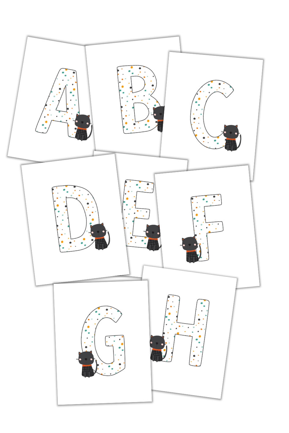 Simply Love PLR Monograms Black Cat Halloween