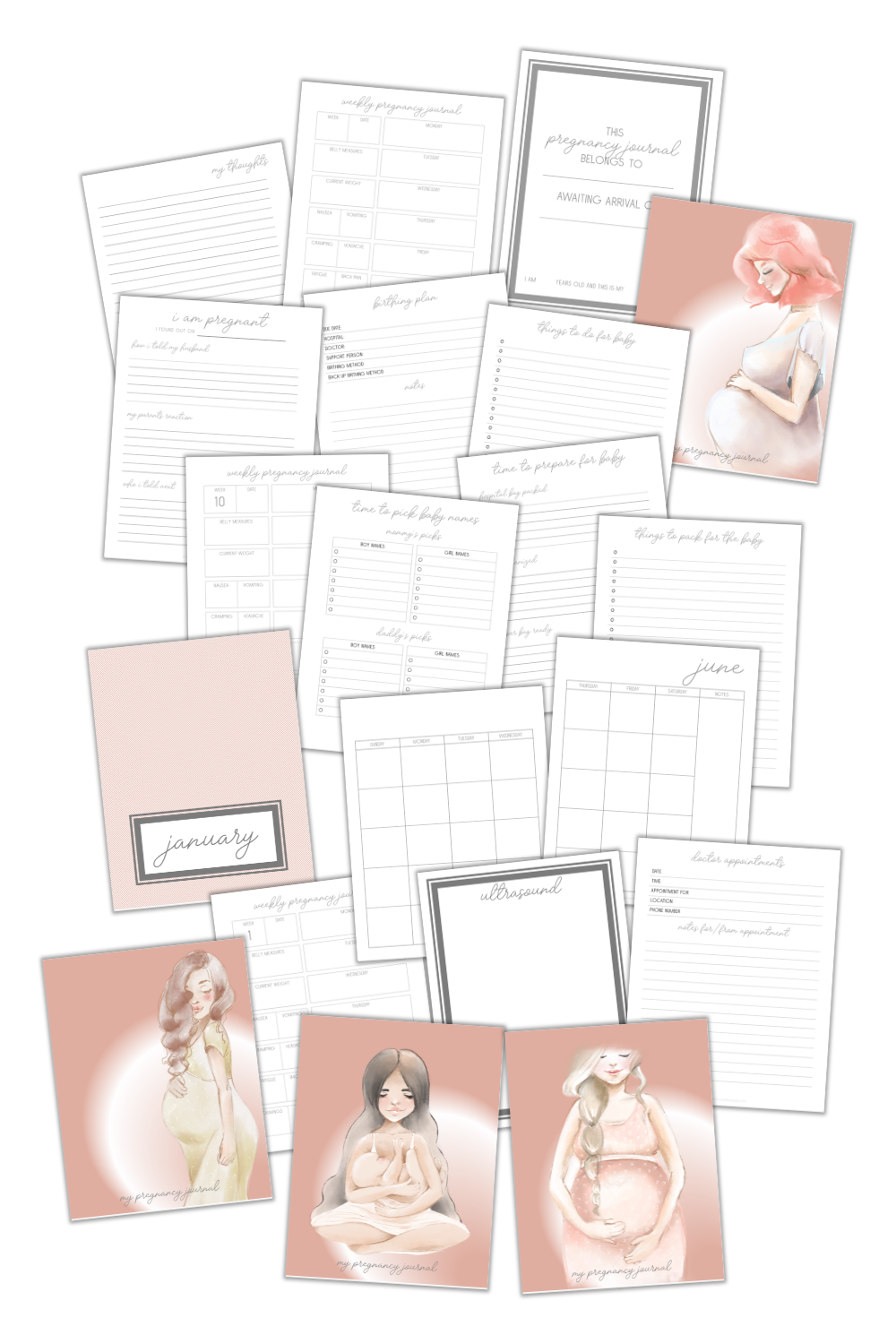Simply Love PLR Pregnancy Journal Version 3