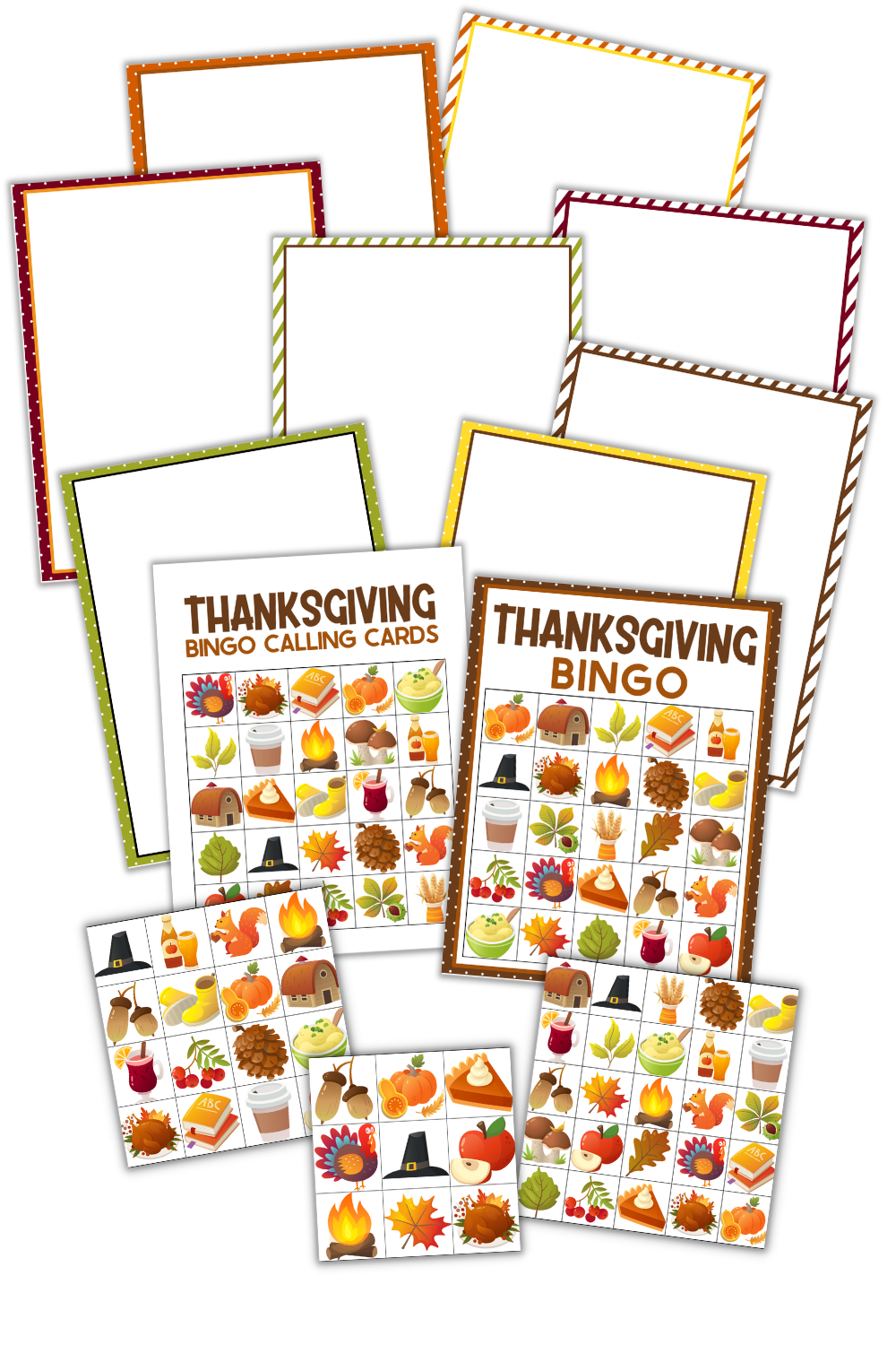 Simply Love Printables Thanksgiving Bingo Set