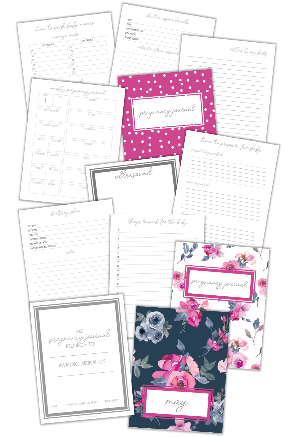 Simply Love PLR Pregnancy Journal