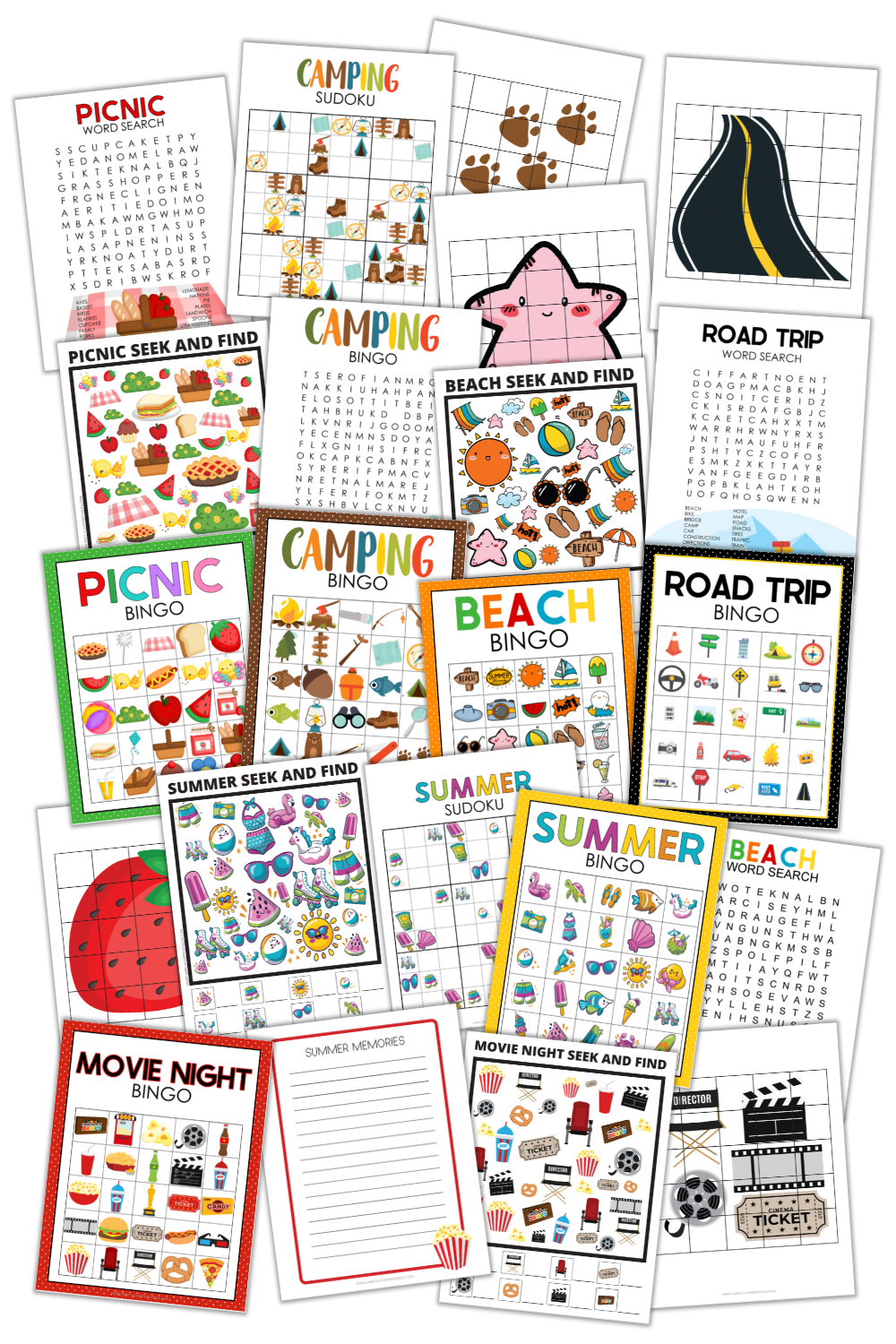 Simply Love PLR Summer Activity Bundle