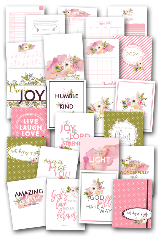 Simply Love PLR Each Day is a Gift Planner Home Organization Planner