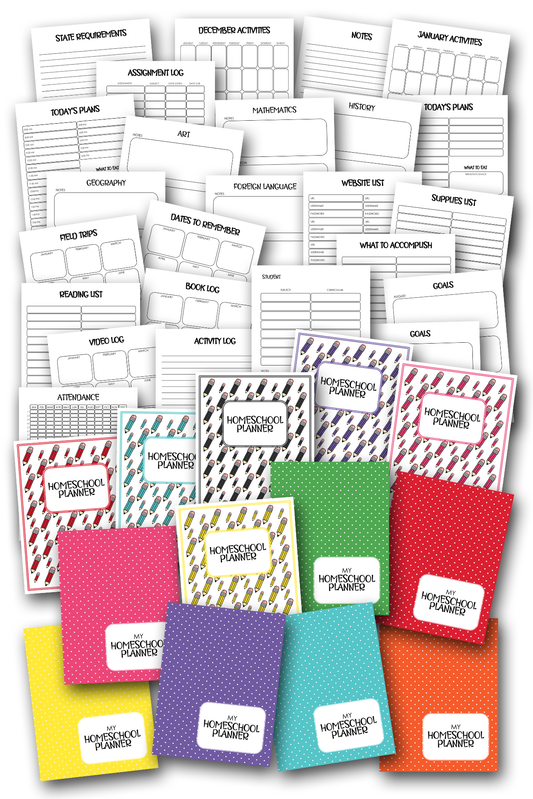 Simply Love PLR My Homeschool Planner