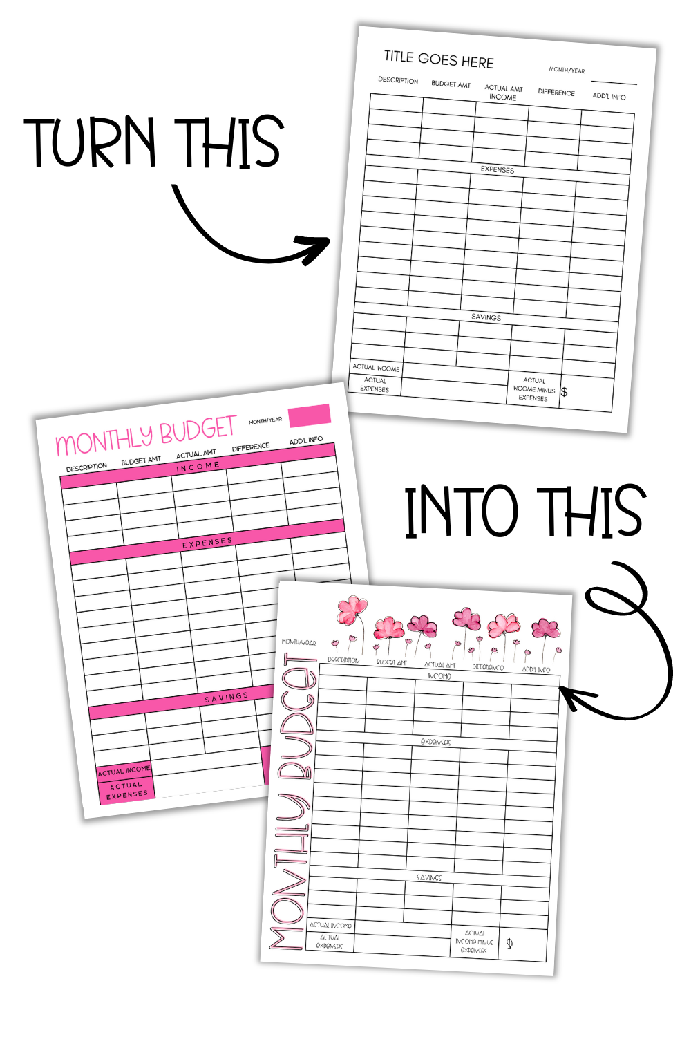 Monthly Budget Template